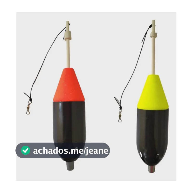 Kit 2 Boia Cevadeira Tamba 45g Boias Barão Ref 659 Pesqueiro Cores Aleatórias
