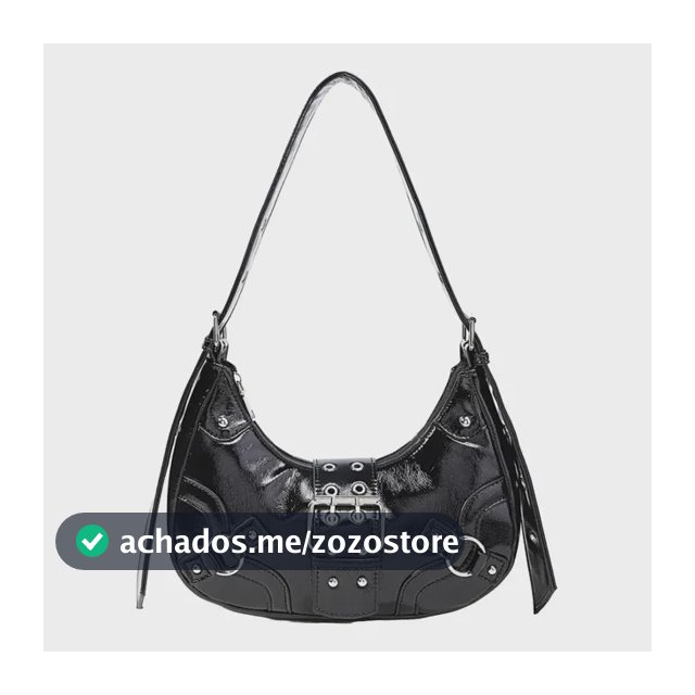 Bolsa Feminina De Ombro Baguete Pequena Festa Festival Rock