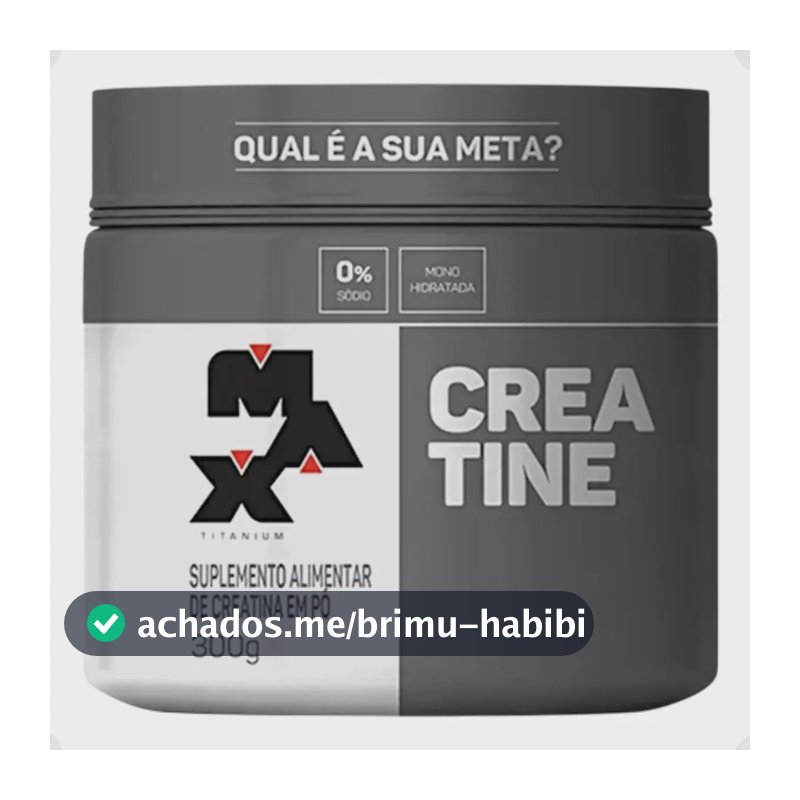 Creatina Monohidratada Pura 300g TeOliver Suplemento Alimentar Sem Sabor
