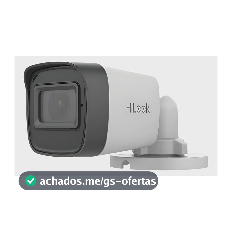 Câmera Bullet 1080p 25m 2.8mm Thc-b120-pic Hilook Hikvision Branco