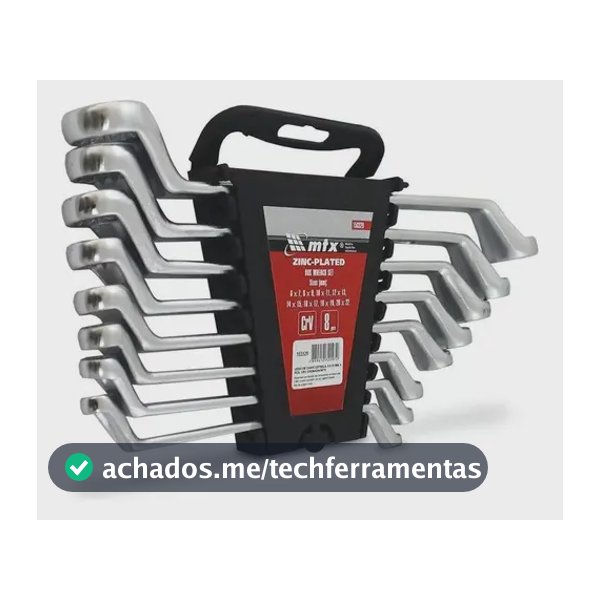 Jogo De Chave Estrela 6 X 22mm C/ 8 Pçs - Mtx 153329