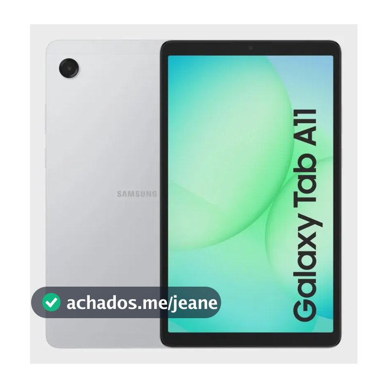 Tablet Samsung Galaxy Tab A11 64gb Prata + E-books Digitais Prata