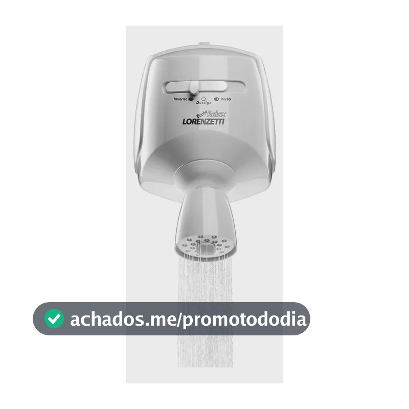 Ducha Relax Ultra Branca 5500w Lorenzetti