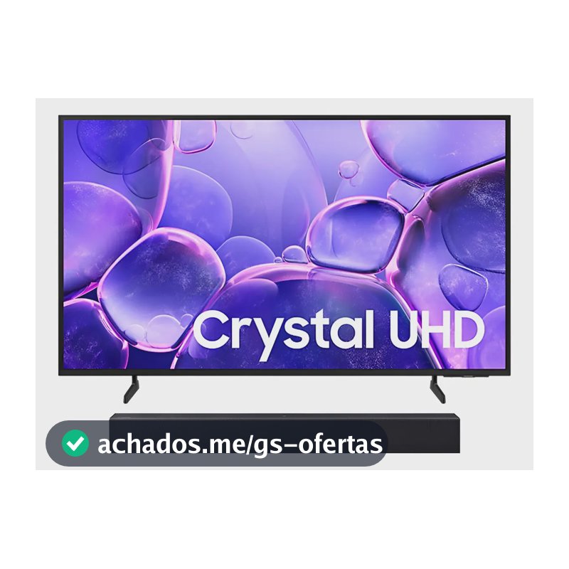 Samsung Smart Tv 58  Crystal Uhd 4k 2025 + Soundbar Hw-b400f