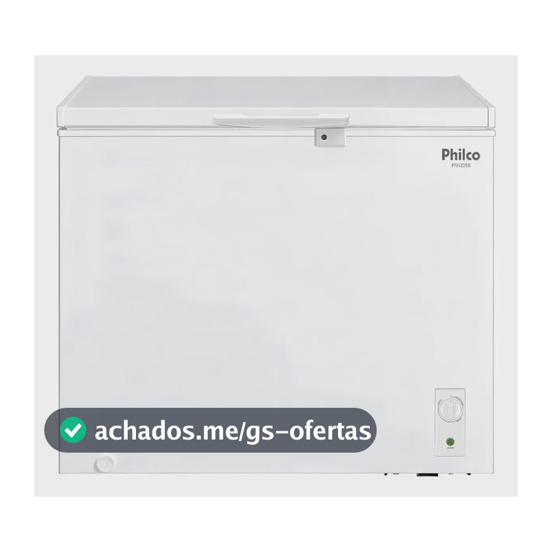 Freezer Horizontal Philco 199l Pfh205b Branco