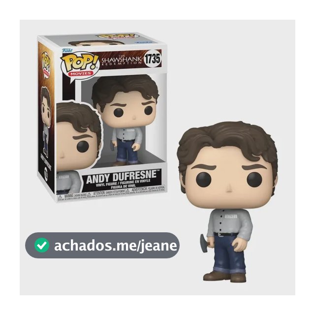 Boneco Funko Pop! Um Sonho De Liberdade Andy Dufresne Candide