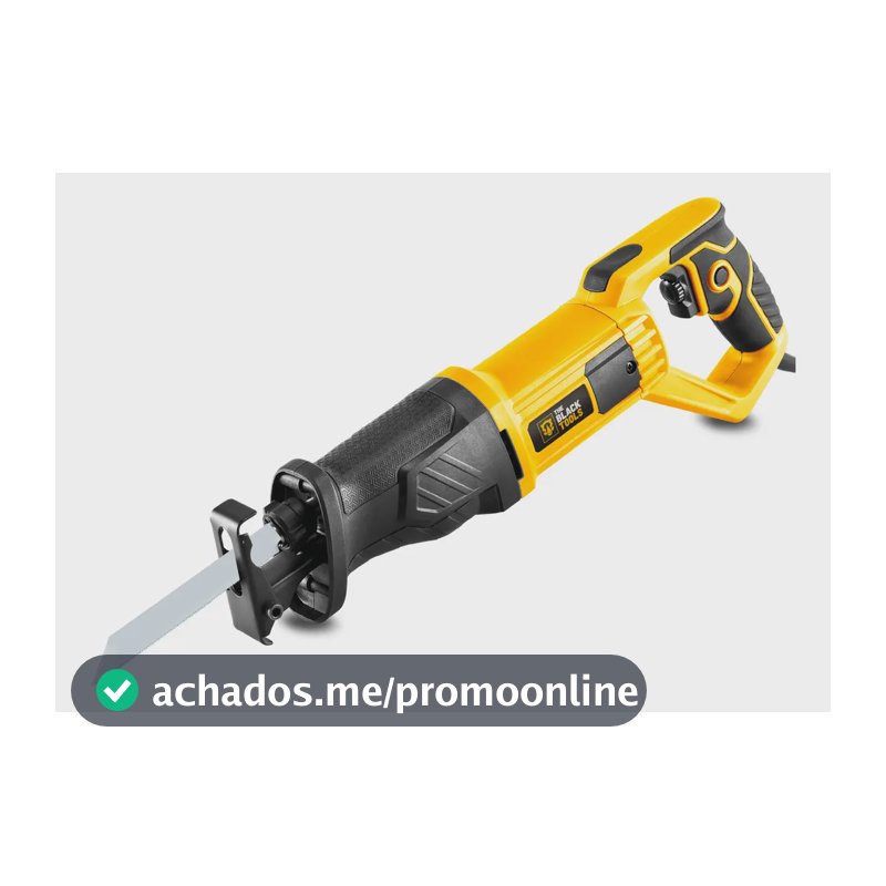 Serra Sabre Elétrica The Black Tools TSS1100 Para Cortar Boi Profissional 1100w 220V