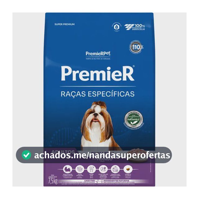 Premier Raças Específicas Shih Tzu Ad. 7,5kg