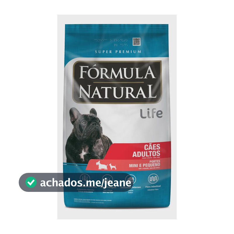 Ração Seca Life Cão Adulto Mini Pequena 2.5kg Mix