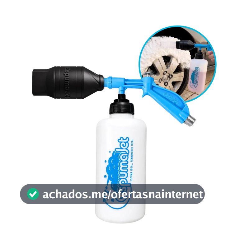 Kit 12 Unidades Espumajet Gerador De Espuma Compressor De Ar