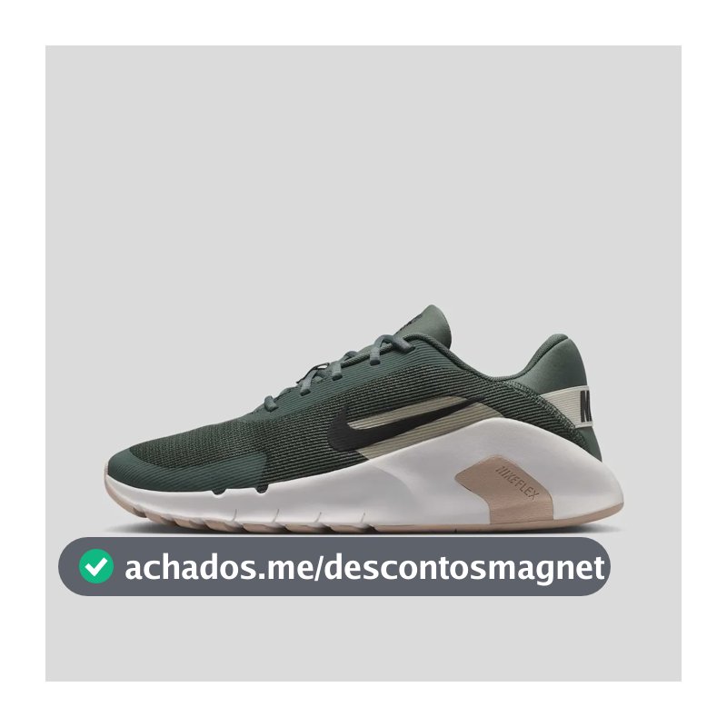 Tênis Nike Flex Train Masculino Verde Escuro/preto 37 Br