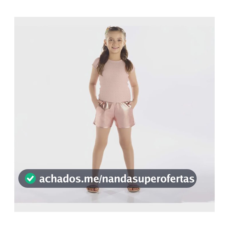 Conjunto Infantil Menina - Rosa - 52325-11