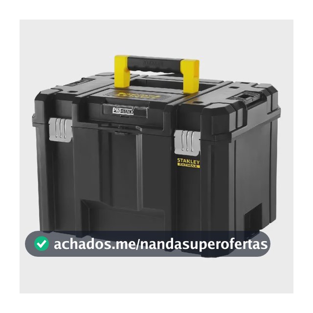 Caixa Modular para Ferramentas Stanley PRO-STACK Capacidade 30Kg FMST1-71971