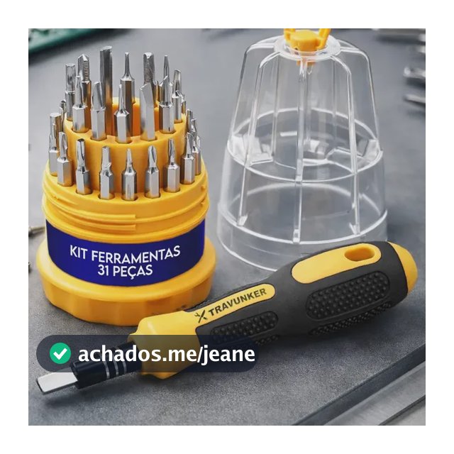 Kit Jogo Ferramentas 31 Peças Chaves Fenda Philips Torx Allen Estrela Precisão Cabo Emborrachado Imantado Estojo Organizador Reparos Eletrônicos Manutenção Celular Notebook