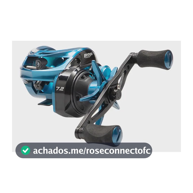 Carretilha Baixo Perfil Pop Fishing Arcadium BG 400 Esquerda Drag 15kg