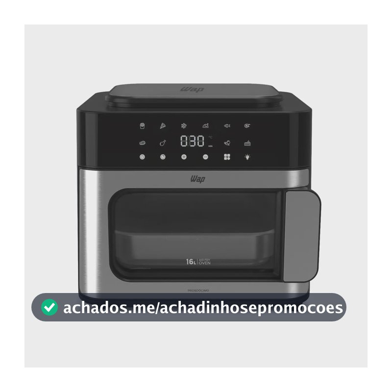 Air fryer Oven 16L Wap Multi-Comb Digital WAFC16 Painel Touch 220V