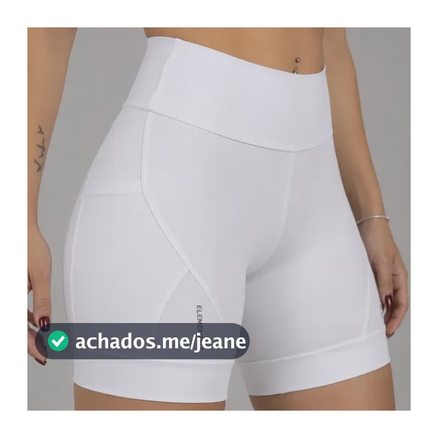 Short Compressão Corrida Pro Racing Branco