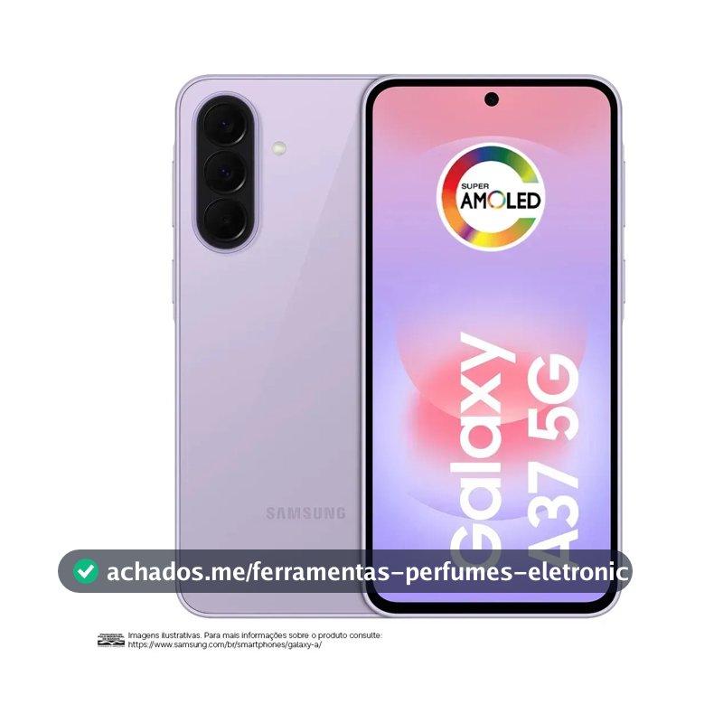 Celular Samsung Galaxy A37 5G 256GB, 8GB RAM, Câmera 50MP