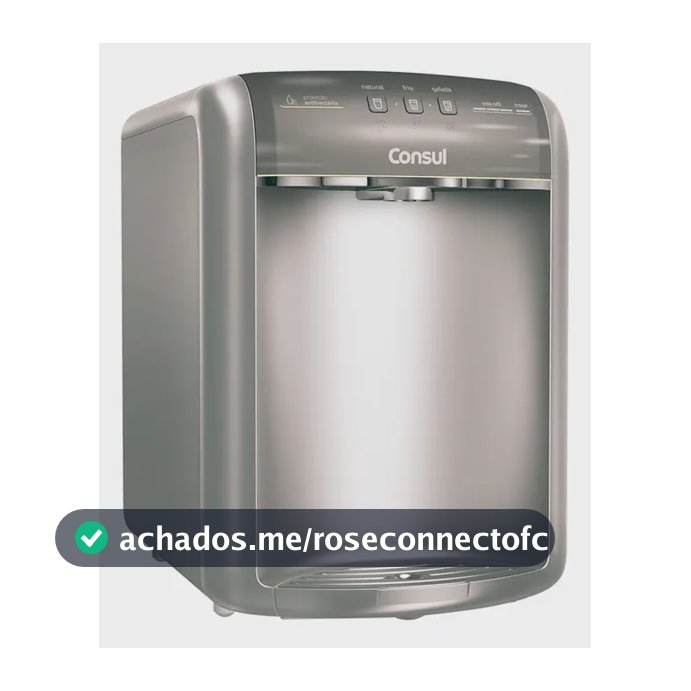 Purificador De Água Cpb36af Alta Capacidade De Refrigeração Titanium Consul