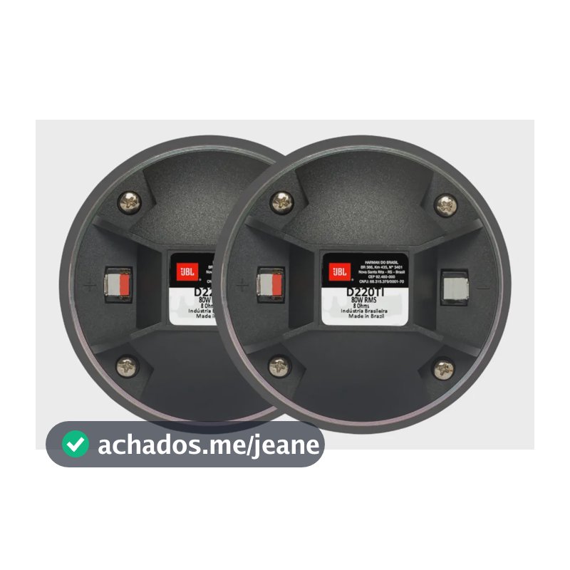 Kit 2 Driver Jbl Selenium D220ti Titanium 80w Rms 8 Ohms