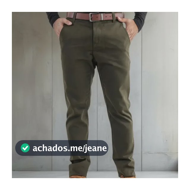 Calça Masculina Sarja Alfaiataria Skinny Social Sport Fino