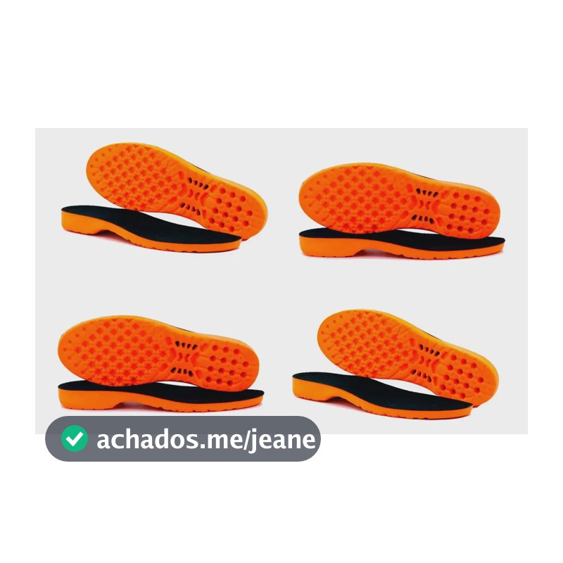 Kit 4 Pares Palmilha De Gel P.u Anti Impacto Macia Anatomica Tamanho da palmilha 41