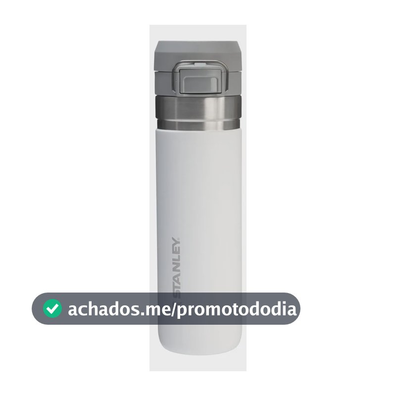 Garrafa Térmica Quick Flip Stanley 710ml Go Bottle Branco Cor Polar