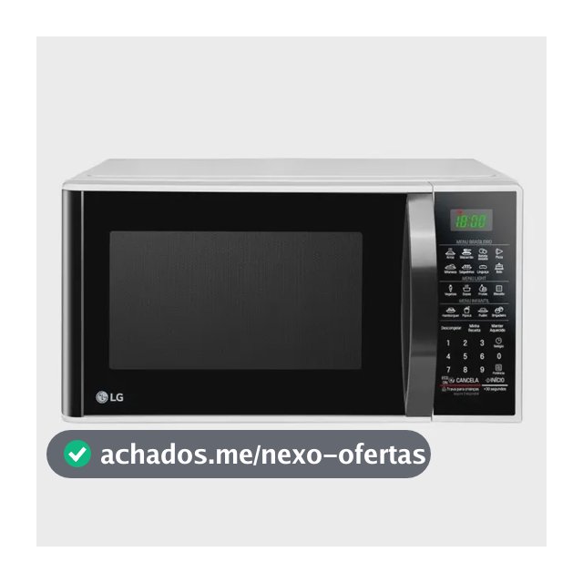Micro-ondas LG 30L Branco Limpa Fácil - 127V