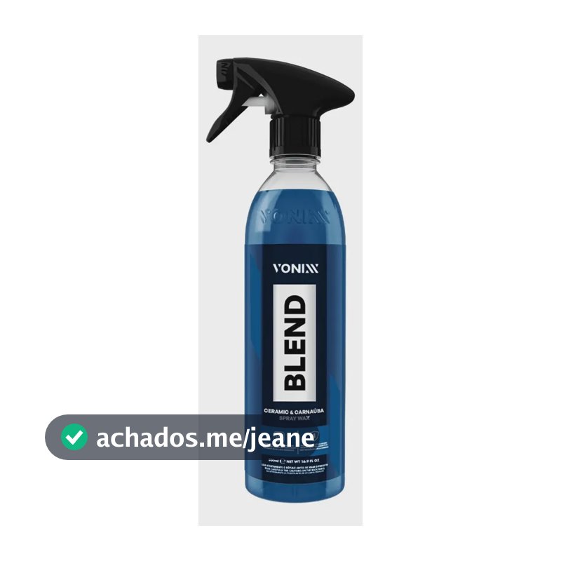 Cera Automotiva Vitrificadora Blend Vonixx Carnaúba + Sílica