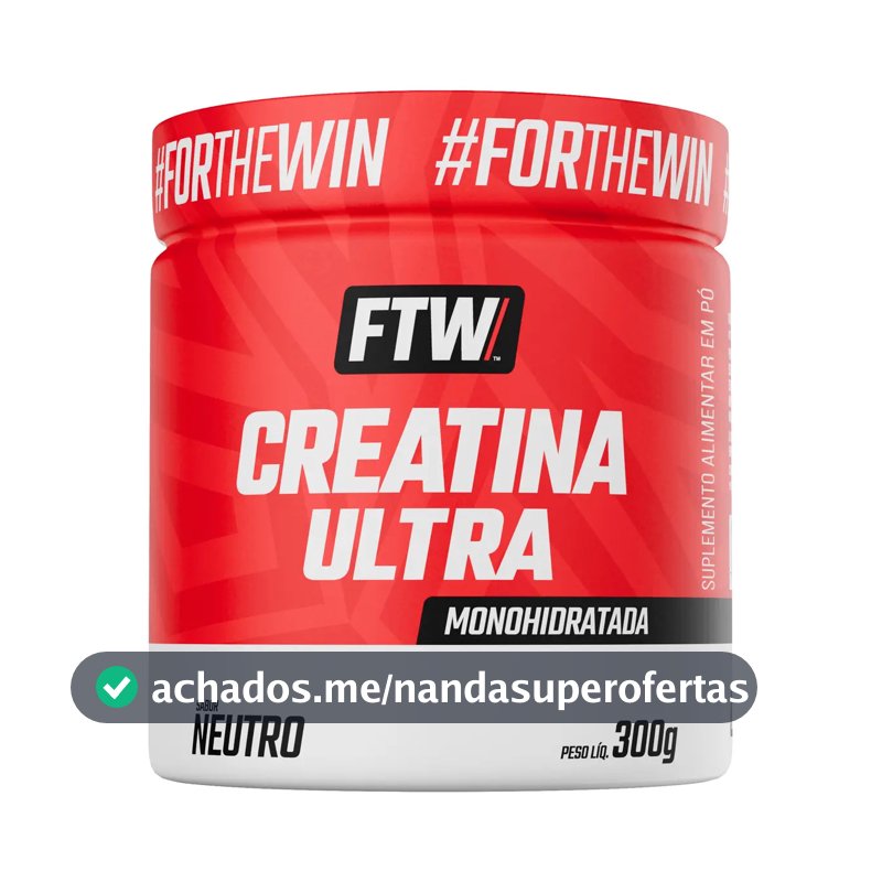 Creatina FTW em pó Sem sabor x 300g