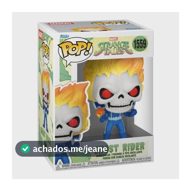 Boneco Funko Pop Marvel Contos Estranhos Motoqueiro Fantasma