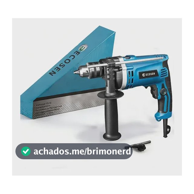 Furadeira Martelete De Impacto 1/2 Pol 13mm Concreto E Madei Azul-aço 110v 50/60hz