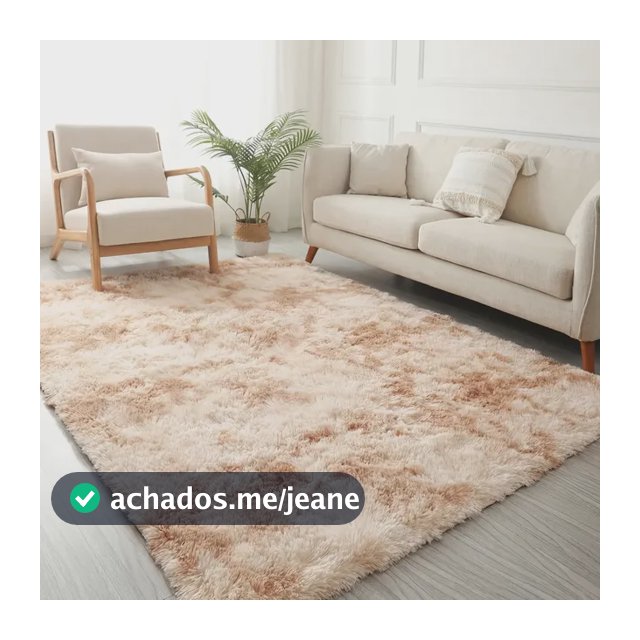 Tapete Sala 2,00x1,50 Quarto Felpudo Peludo Macio