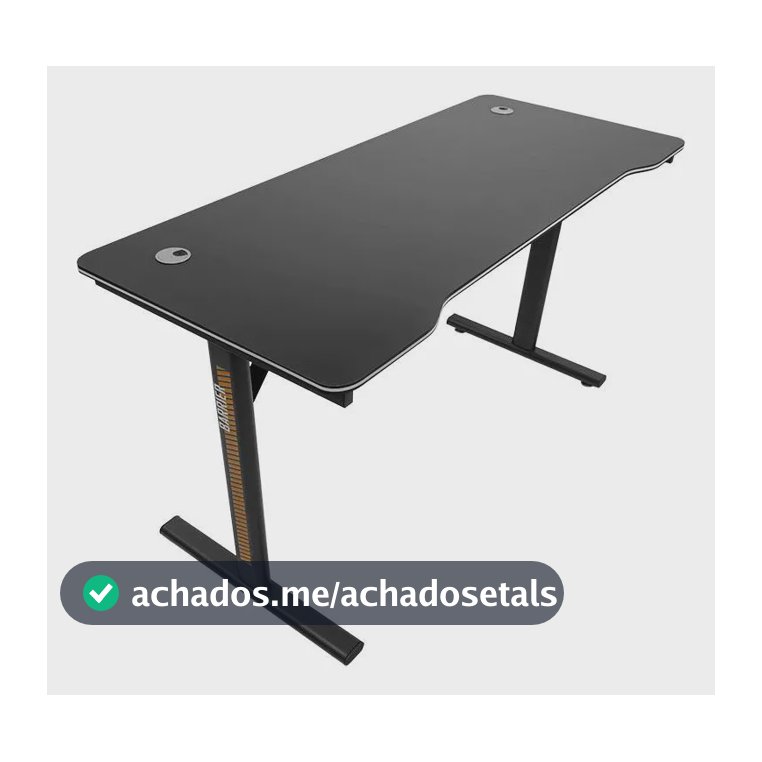 Mesa Gamer Tgt Barrier, 160cm, Preto Preto