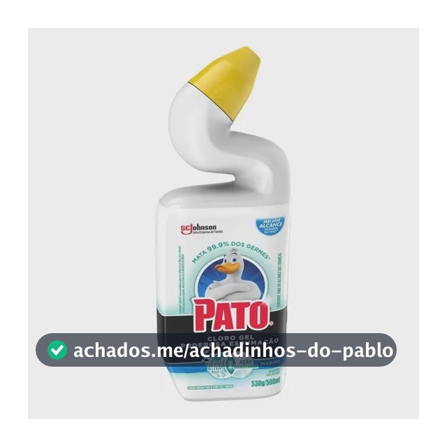 Limpador Sanitário Cloro Gel Marine Espuma Ativa 500ml Pato