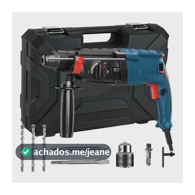 Martelete Rotativo Rompedor 1200w Furadeira Impacto Dc 110v