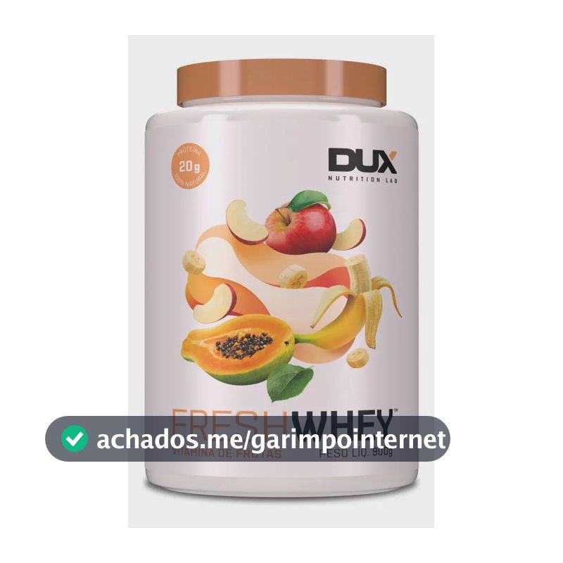 Fresh Whey Dux Nutrition 900g - Vitamina De Frutas Frutas