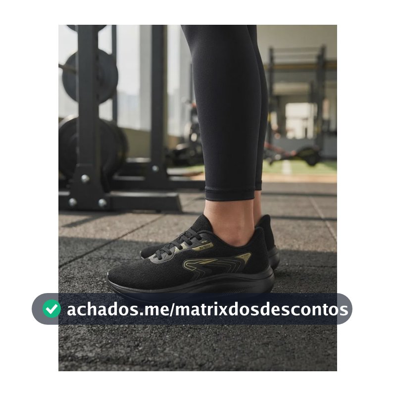 Tênis Rainha Blare || Unissex Academia Caminhada Treino Preto/amarelo Liso 40