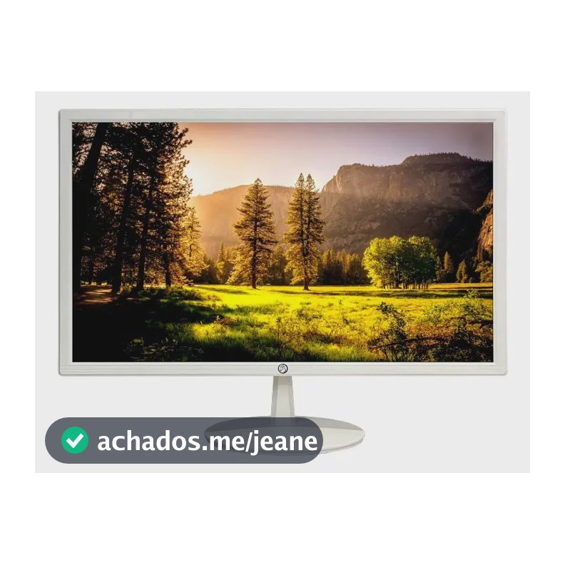 Monitor 24 Wbr-75 Fhd Branco Widescreen Brazil Pc