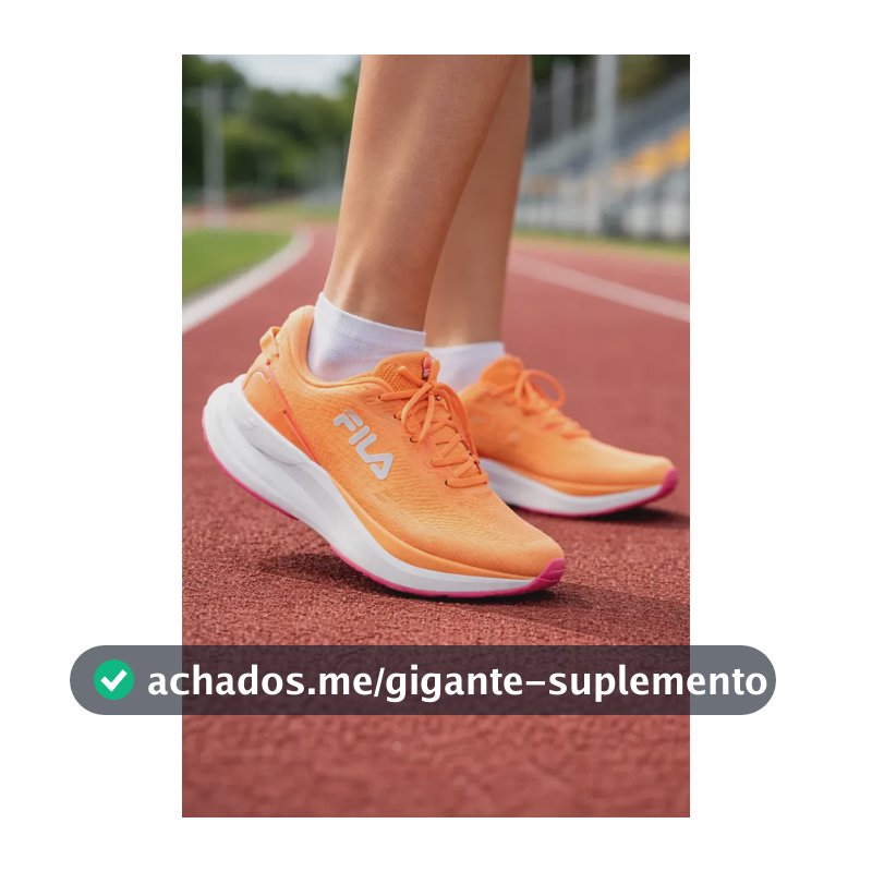 Tenis Fila Feminino Caminhada Corrida Treino Academia Promo Laranja 38 Br