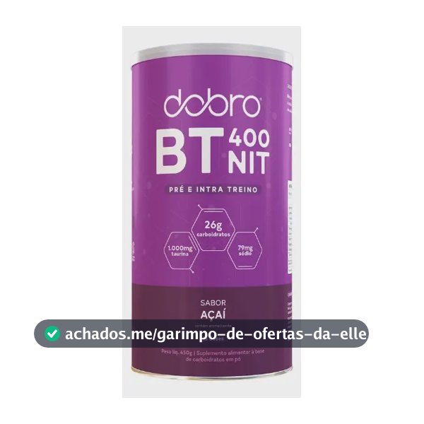 Suplemento em pó Dobro Sport Protein Carboidrato,Nitrato sabor Açaí x 450g