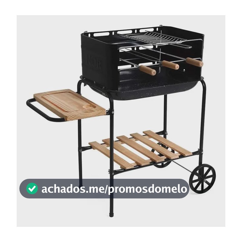 Churrasqueira a Carvão Mor Califórnia Esmaltada 49,5 cm