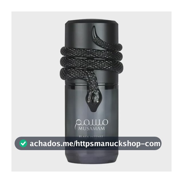 Perfume Musamam Black Intense Lattafa Eau De Parfum 100ml