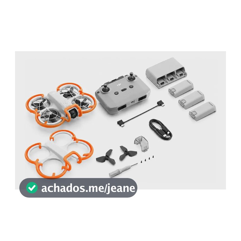 Drone Dji Neo Fly More Combo Rc-n3 4k + Brinde Lacrado Novo Branco