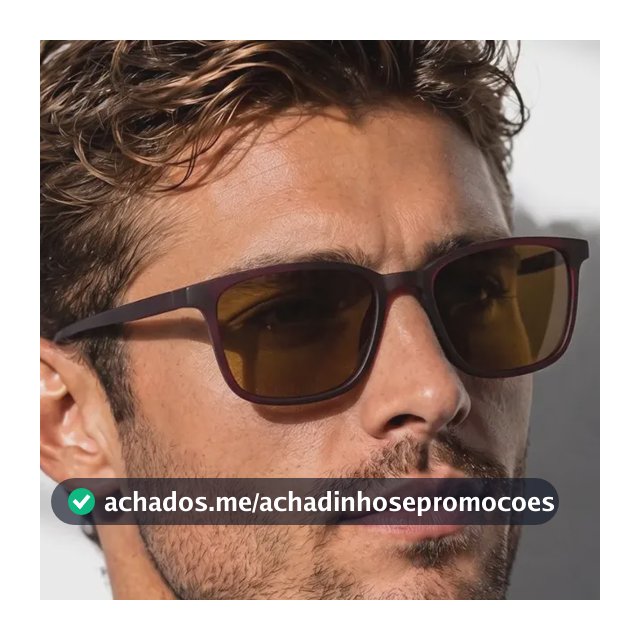 Óculos De Sol Quadrado Blade Original Masculino Tendência