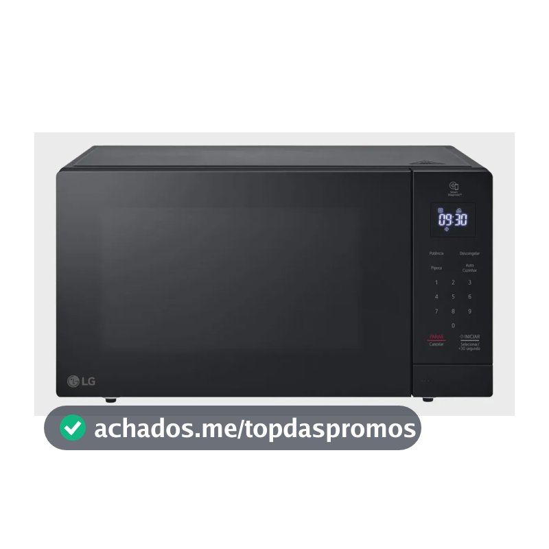 Micro-ondas NeoChef LG 30L Preto Limpa Fácil - 127V