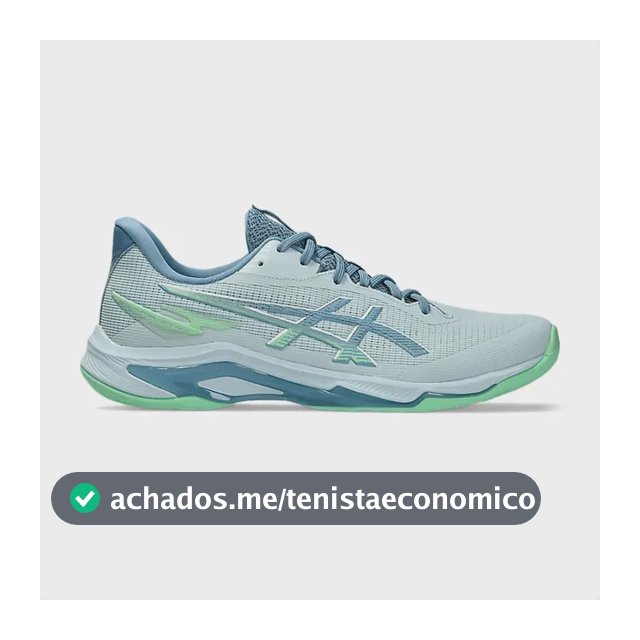 Tênis Asics Netburner Ballistic Ff 4 Masculino Azul E Verde