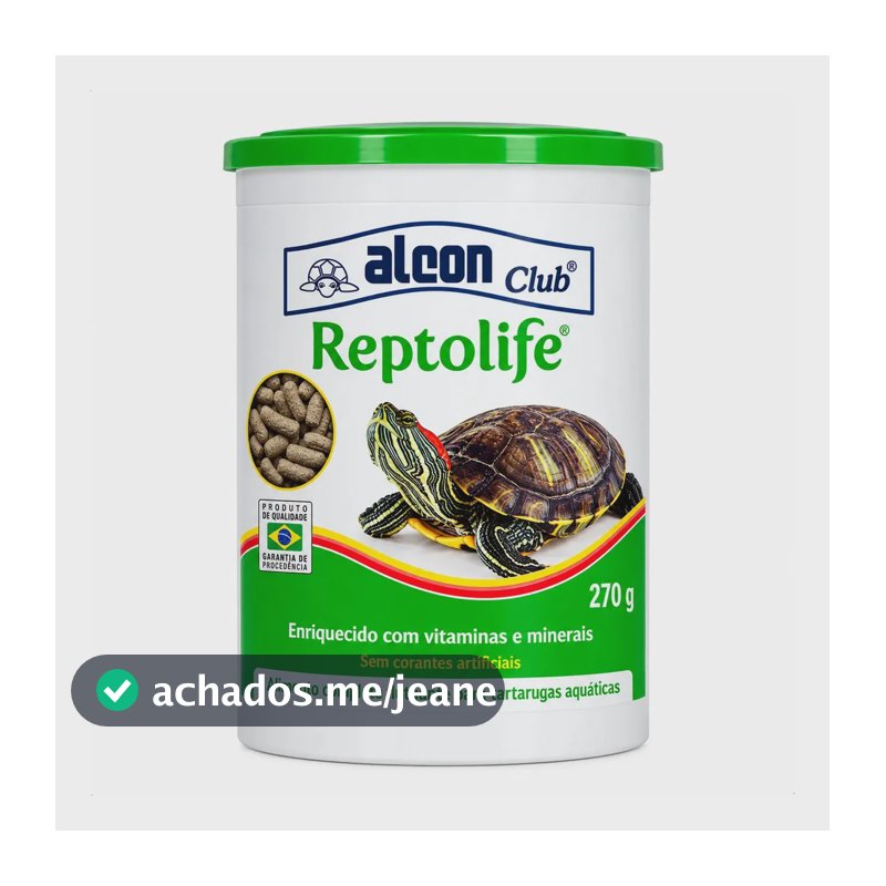 Ração Alcon ReptoLife para Tartarugas 270g