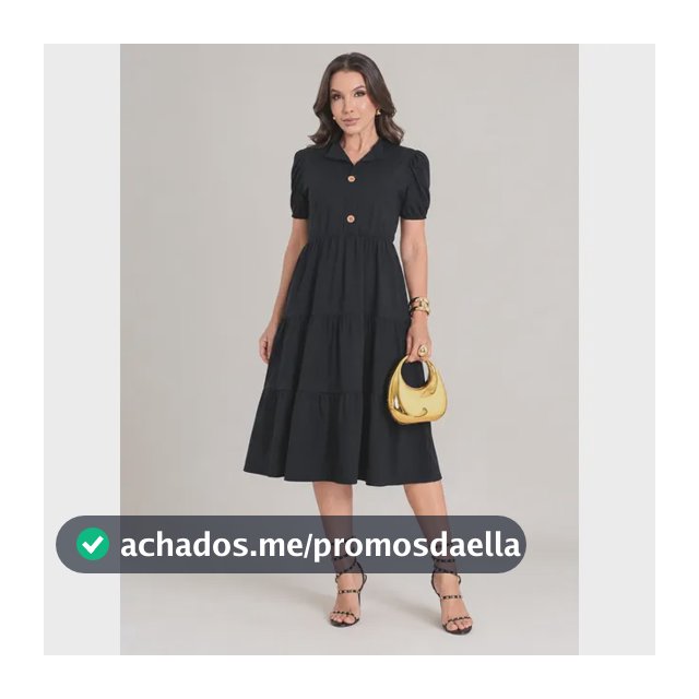 Vestido Feminino Midi Moda Evangélica Soltinho Confortável