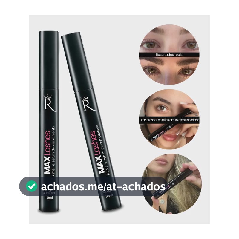Compre 1 Leve 2- Max Lashes Rímel Com Infusão De Sérum Preto